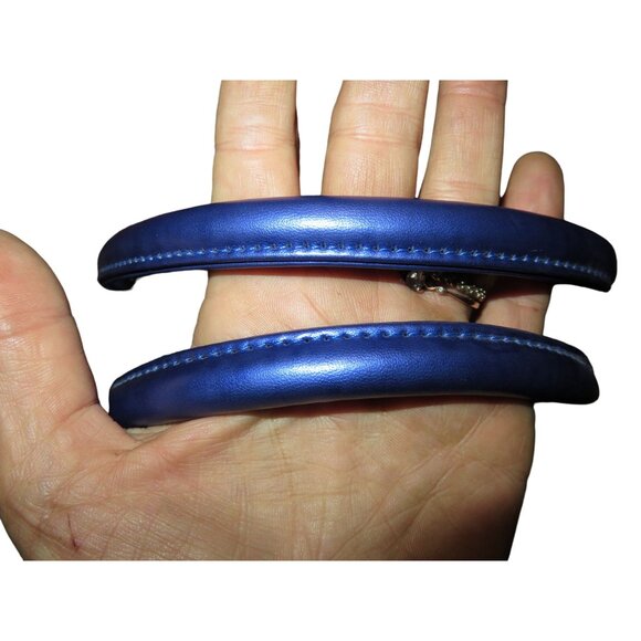 BOGO FORTEXO Cobalt Blue PU Diamond Pattern leather 3 bag crossbody set New - Picture 7 of 16